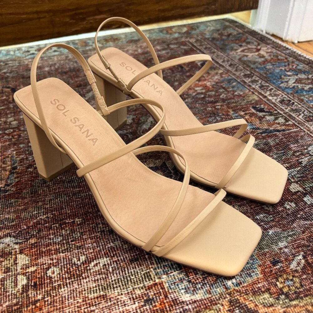 Sol Sana Geanie Heel Size 38 in Neutral / Nude